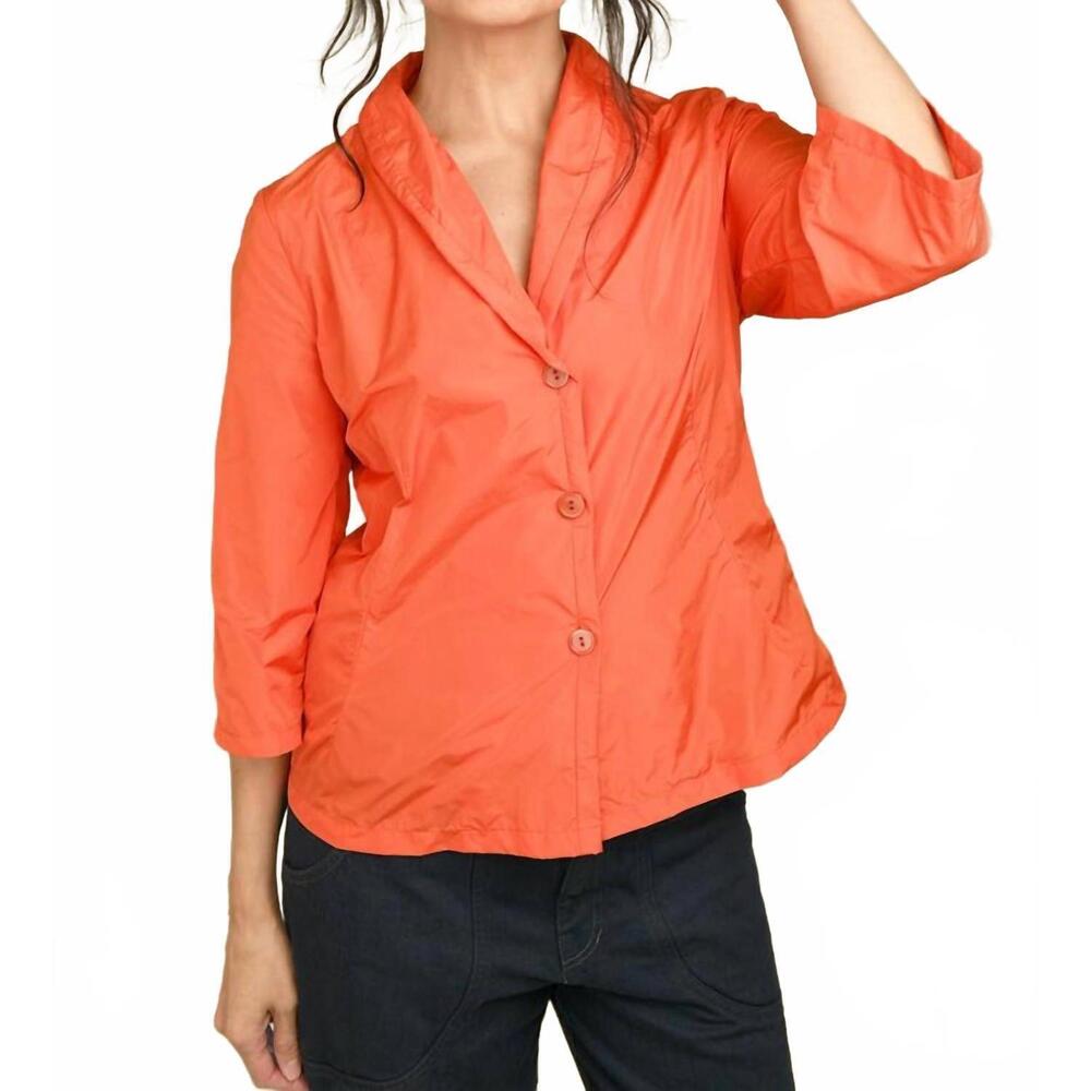 NEW KATHARINA HOVMAN 3/4 sleeve blouse in papaya